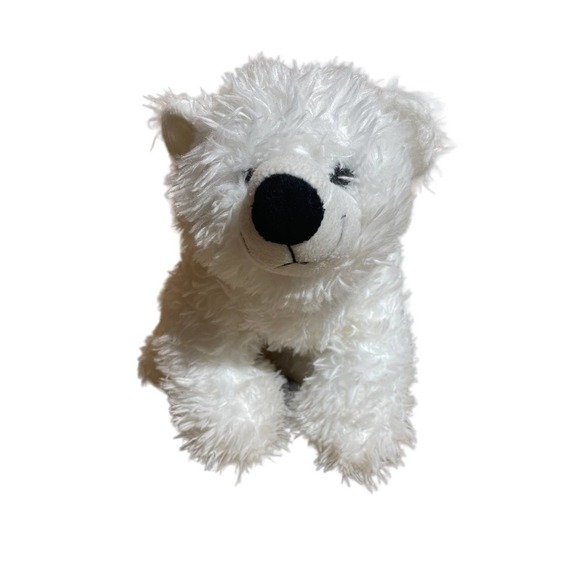 Build A Bear Friendly Polar Bear! Comes with winter jacket. - Picture 1 of 5
